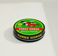 THREE HORSE WAX SHOE POLISH