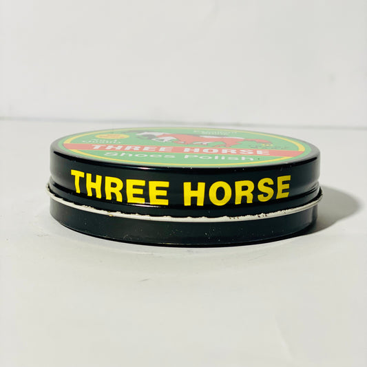 THREE HORSE WAX SHOE POLISH