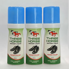 THREE HORSE LIQUID SHOE POLISH NEUTRAL PACK OF 3