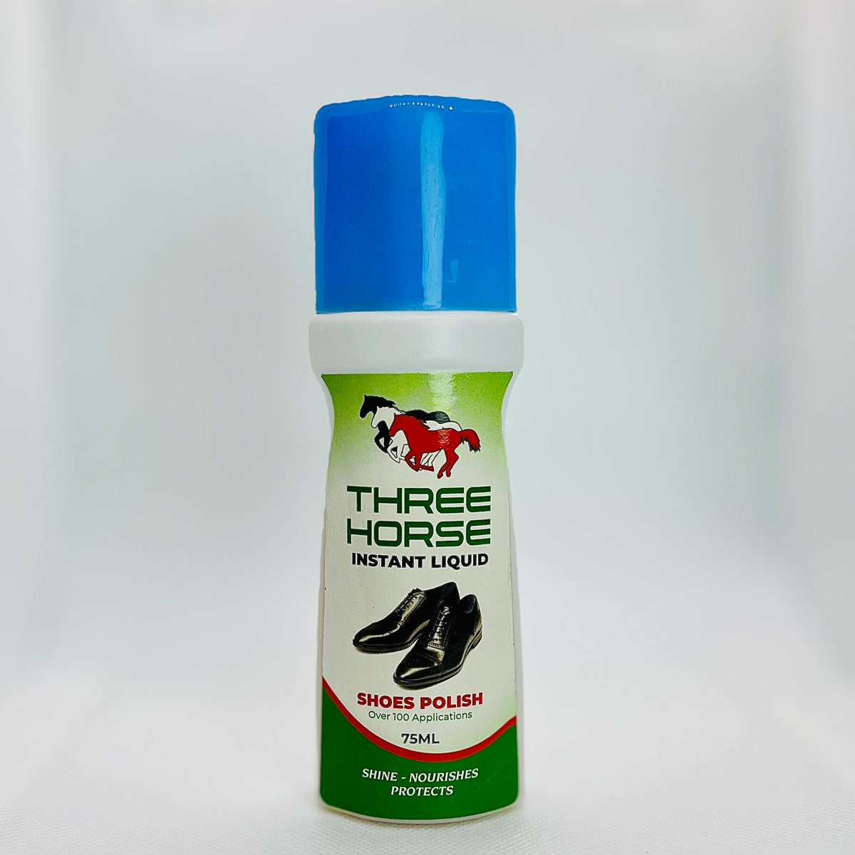 THREE HORSE LIQUID SHOE POLISH