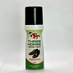 THREE HORSE LIQUID SHOE POLISH